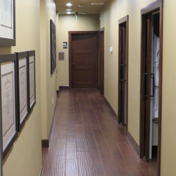 Hall way at Naturo Medica clinic