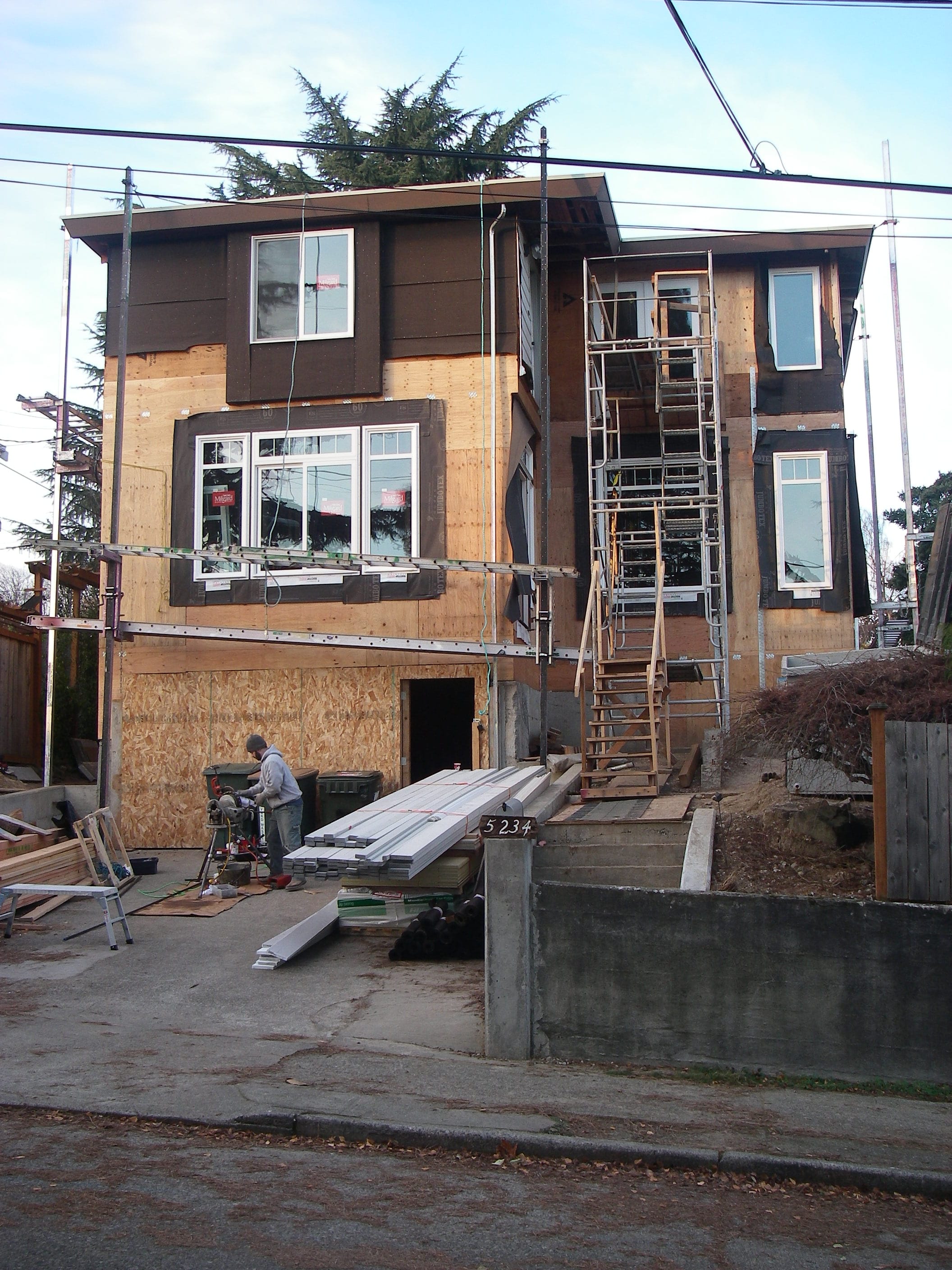 Start of the Mavis house remodeling