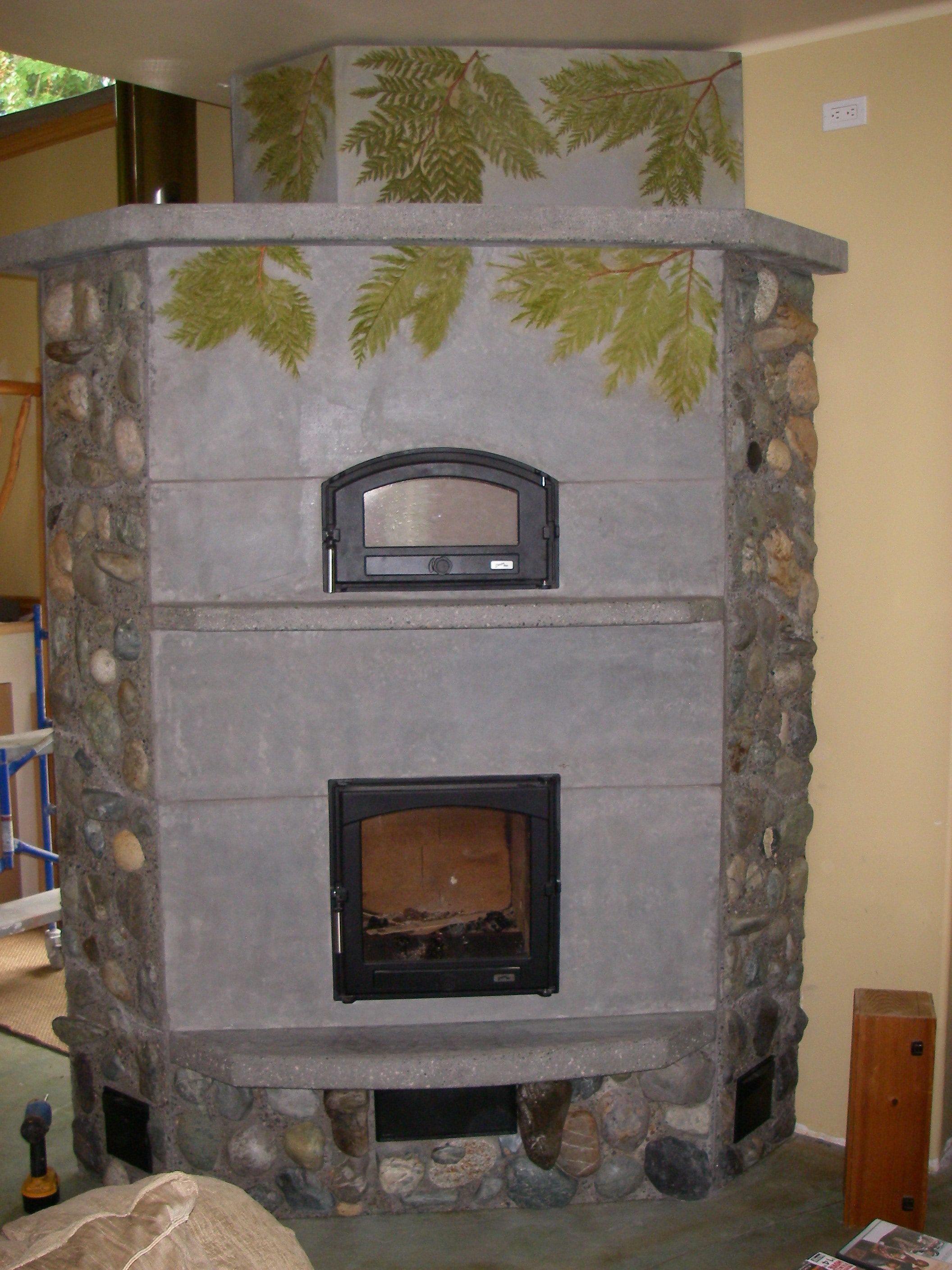 Newly constructed Finnish Fireplace
